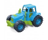 Трактор без ковша 21см зелено-голубой 22-202-3KSC в сетке