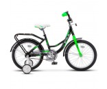Велосипед двухколесный 16 Flyte Чёрный/салатовый Z011 /STELS/