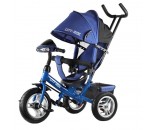 Велосипед трехколесный колесный City-Ride надувные колеса синий 12/10 CR-B3-05DBL