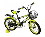 Велосипед двухколесный 16'' желтый TSU