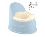 Горшок детский музыкальный светло-голубой 431300331                  