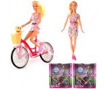 Кукла 8276 На велосипеде с аксесс. Defa Lucy
